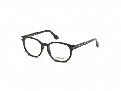 Longines LG5009-H Eyeglasses, 001 - Shiny Black, Shiny Palladium