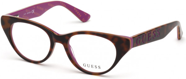Guess GU9192 Eyeglasses, 056 - Havana/other