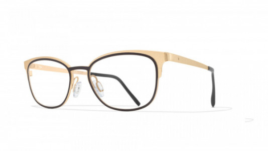 Blackfin Crystal River Eyeglasses, Brown/Gold - C1064