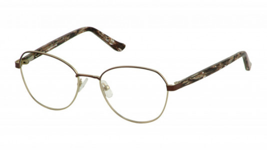Jill Stuart JS 7004 Eyeglasses, 1-GOLD/BROWN