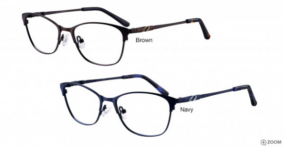 Bulova Tigris Eyeglasses, Navy