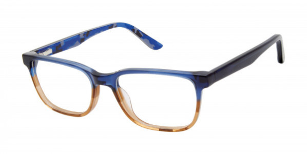 Zuma Rock ZR011 Eyeglasses, Blue/Brown (BLU)