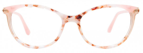 Takumi TK1155 Eyeglasses, 010 - Brown & White Marbled & Light Pink & Brown Crystal