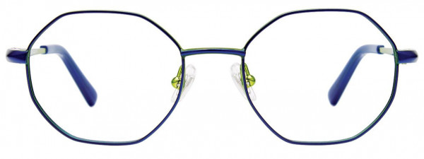 Takumi TK1149 Eyeglasses, 050 - Satin Navy & Shiny Green