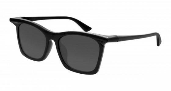 Balenciaga BB0099SA Sunglasses, 001 - BLACK with GREY lenses