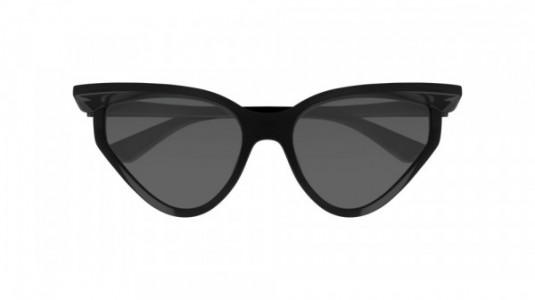 Balenciaga BB0101S Sunglasses, 001 - BLACK with GREY lenses