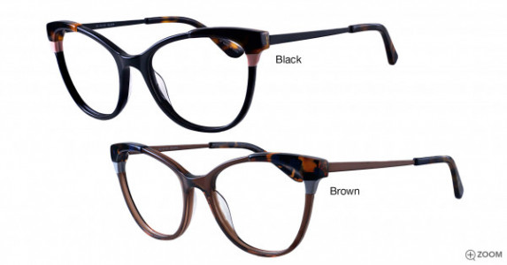 Wittnauer Ines Eyeglasses, Black