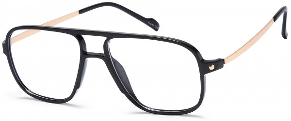 Di Caprio DC193 Eyeglasses, Black Gold