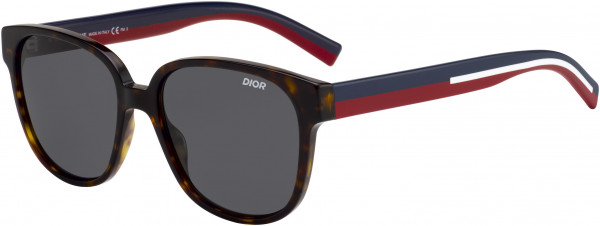Dior Homme Diorflag 1 Sunglasses, 0086 Dark Havana