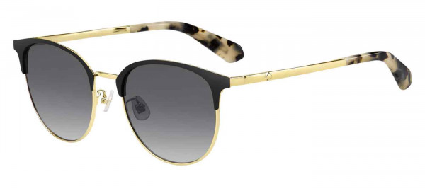 Kate Spade DELACEY/F/S Sunglasses, 02M2 BLACK GOLD