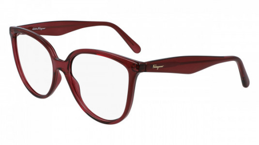 Ferragamo SF2874 Eyeglasses, (613) CRYSTAL RED