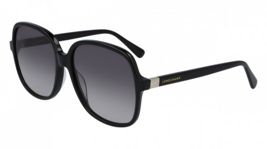 Longchamp LO668S Sunglasses, (001) BLACK