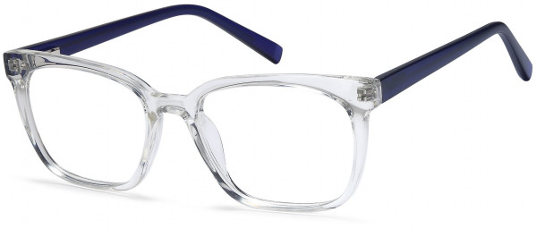 4U US102 Eyeglasses, Crystal Blue