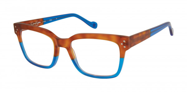 Jessica Simpson J1190 Eyeglasses, TSBL HONEY TORTOISE/COBALT BLUE