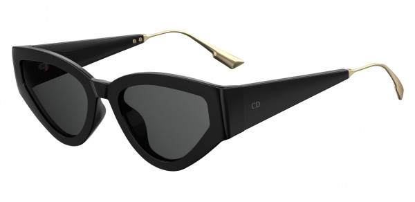 Christian Dior Catstyledior 1 Sunglasses, 0807 Black