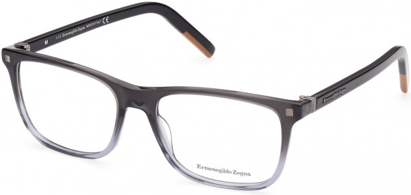 Ermenegildo Zegna EZ5187 Eyeglasses, 005 - Grey/Gradient / Shiny Black