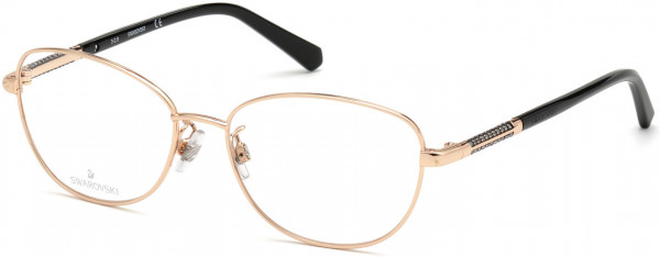 Swarovski SK5386-H Eyeglasses, 033 - Pink Gold