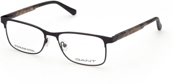 Gant GA3234 Eyeglasses, 002 - Matte Black / Black/Striped