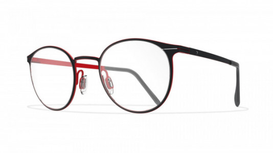 Blackfin Fort Zachary Eyeglasses, C1289 - Black/Red