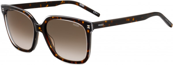 HUGO Hugo 1051/S Sunglasses, 0OIT Black Redgd