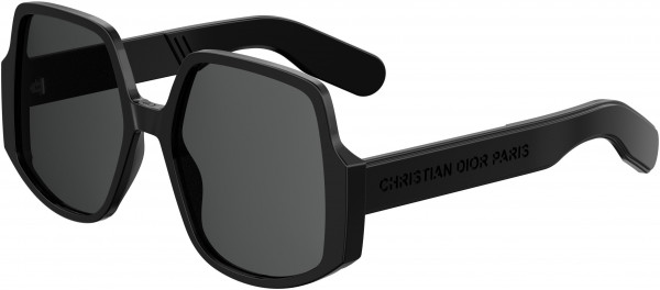 Christian Dior Diorinsideout 1 Sunglasses, 0807 Black