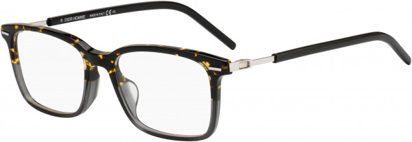 Dior Homme Technicityo 6/F Eyeglasses, 0AB8 Havana Gray