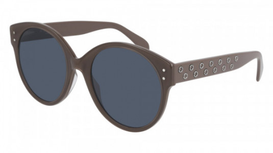 Azzedine Alaïa AA0036S Sunglasses, 002 - BROWN with BLUE lenses