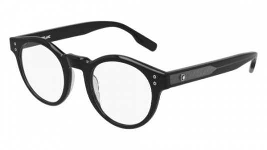 Montblanc MB0123O Eyeglasses, 001 - BLACK