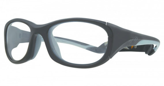 Rec Specs All Pro Sports Eyewear, 203 Shiny Black (Clear With Silver Flash Mirror)