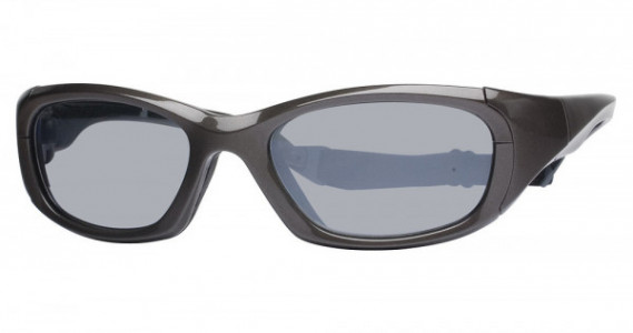 Rec Specs Morpheus II Sports Eyewear, 2 Shiny Grey/Silver Stripe (Clear With Silver Flash Mirror)