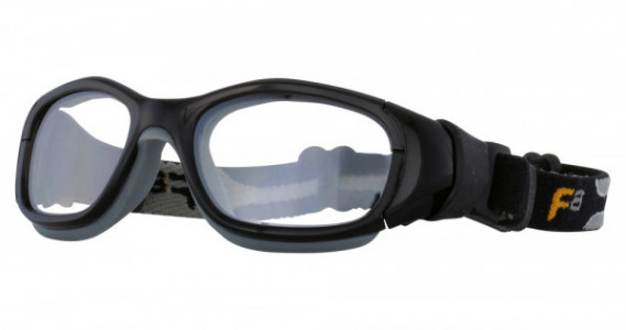 Rec Specs Slam Goggle Sports Eyewear, 210 Shiny Black/Grey (Clear With Silver Flash Mirror)