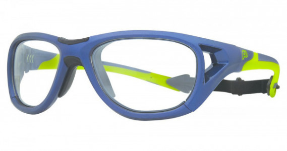 Rec Specs Sport Shift XL Sports Eyewear, 638 Matte Navy/Green (Clear With Silver Flash Mirror)
