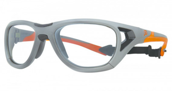 Rec Specs Sport Shift XL Sports Eyewear, 325 Gunmetal/Orange (Clear With Silver Flash Mirror)