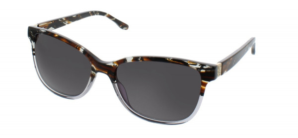 BCBGMAXAZRIA RAMBUNCTIOUS Sunglasses, Brown Grey Fade