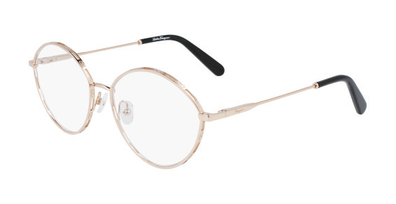 Ferragamo SF2209 Eyeglasses, (688) ROSE GOLD