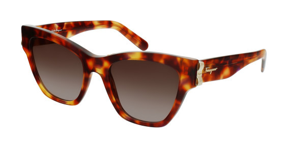 Ferragamo SF1010S Sunglasses, (214) TORTOISE