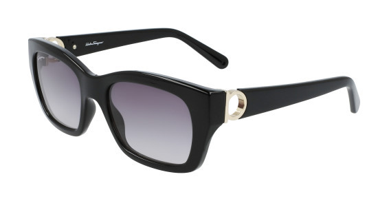 Ferragamo SF1012S Sunglasses, (001) BLACK