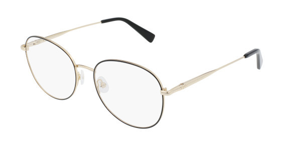 Longchamp LO2140 Eyeglasses, (720) GOLD/BLACK