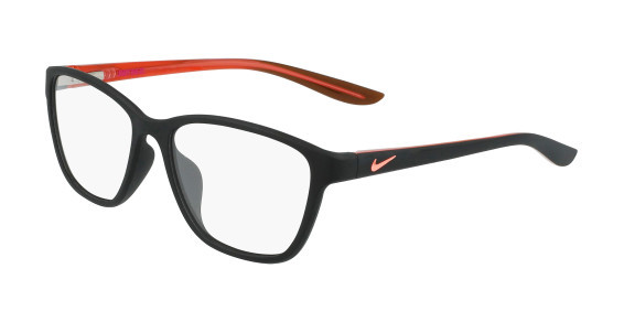Nike NIKE 5028 Eyeglasses, (906) CLEAR/DARK BEETROOT