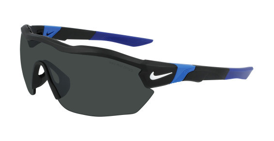 Nike NIKE SHOW X3 ELITE DJ2028 Sunglasses, (010) BLACK/GREY-SILVER FLASH