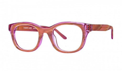Thierry Lasry CHAOTY Eyeglasses, Pink Horn
