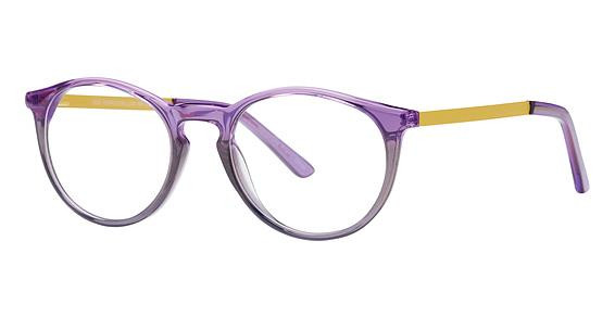 Deja Vu by Avalon 9028 Eyeglasses, Purple/Yellow
