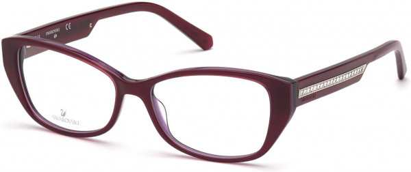 Swarovski SK5391 Eyeglasses, 081 - Shiny Violet