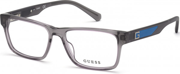 Guess GU50018 Eyeglasses, 020 - Shiny Grey / Matte Grey