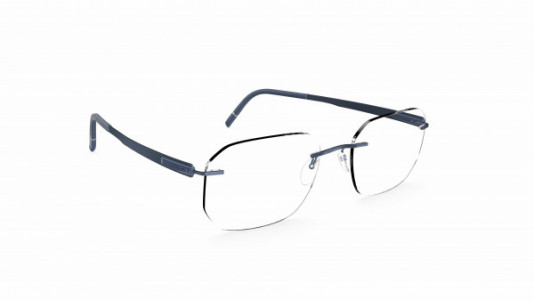 Silhouette Blend HC Eyeglasses, 4540 Navy Blue