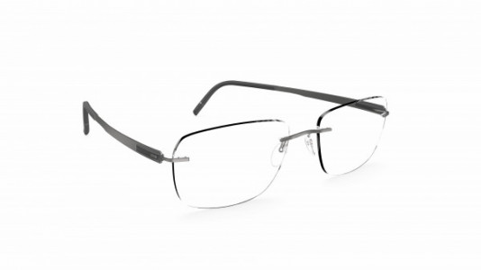 Silhouette Blend HC Eyeglasses, 6560 Smoky Black
