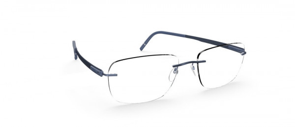 Silhouette Blend KS Eyeglasses, 4540 Navy Blue
