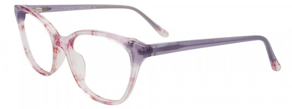 EasyClip EC556 Eyeglasses, 080 - Lt Purple & Crystal Lt Pink