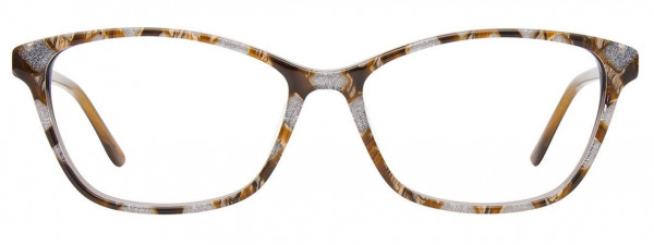 Takumi TK1162 Eyeglasses, 010 - Brown & Silver Marbled