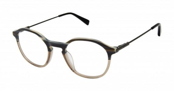 Buffalo BM016 Eyeglasses, Grey Horn (GRY)